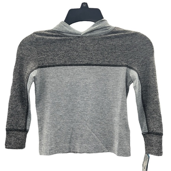 Tommy Bahama Youth Hoodie Gray Cowl Neck Long Sleeve Pullover Drawstring. Size 4 - Picture 1 of 4